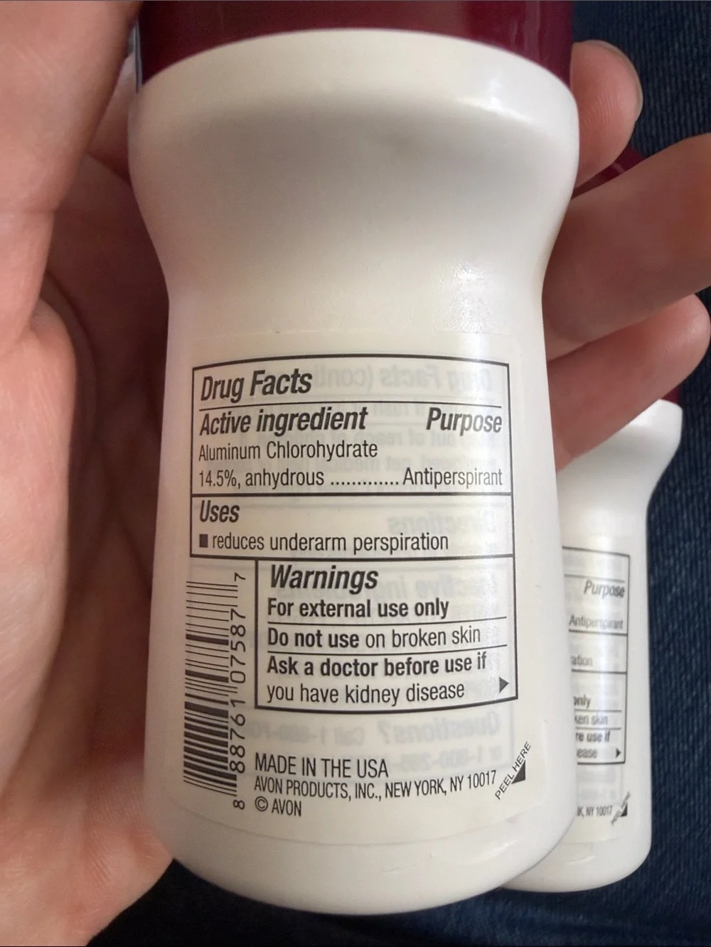 New Avon Imari Roll On Anti Perspirant Deodorant 2.6 oz 75 mL Lot Bundle 2 Pc